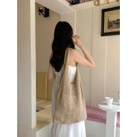 2025 Bolso de punto hueco para mujer, bolso tejido con dopamina, bolso de un solo hombro moderno y versátil, bolso de mano, Navidad - details 7