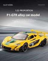 McLaren P1 GTR-superdeportivo de aleación de alta simulación, coche fundido a presión de Metal, modelo de luz y sonido, vehículo de juguete para niños, regalos, 1:22 - details 0