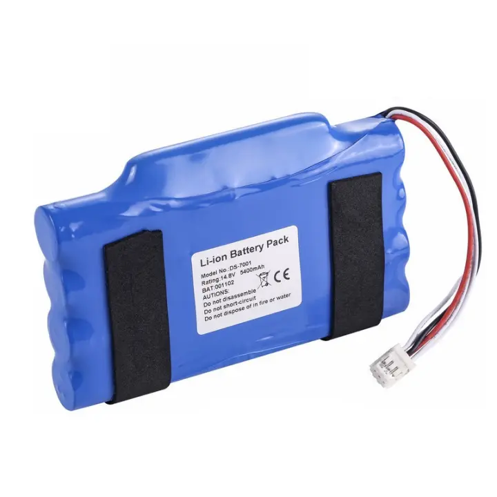 Batería ECG para Fukuda Denshi DS7100,Denshi DS-7100, T4UR18650-F-2-4644,MSE-OM11413 - 1