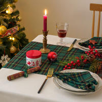 Manteles de Comedor de Navidad de Poliéster Duradero 40x40cm, Pañuelos Reutilizables para Cocina y Comedor - details 3