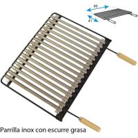 Cajón para Barbacoa con Parrilla , 50 x 40 x 33 cm, GRIS - details 6