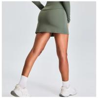 Falda deportiva de yoga con corte en A, pantalones cortos, ropa deportiva de tenis de golf ajustada para mujer - details 10