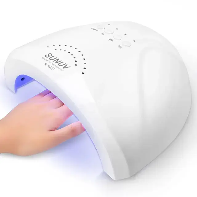 Lámpara UV LED Profesional para Manicura Secado de Esmalte de Gel con Temporizador y Sensor Automático Herramienta de Salón de Belleza - 1