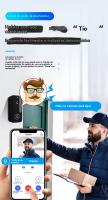 Mirilla con camara remoto monitor interfono inalambrico para casa Timbre inteligente - details 7