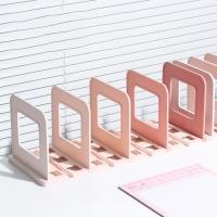 Sujetalibros desmontables ajustables, divisores antideslizantes, soporte para libros de escritorio, ahorro de espacio, soporte Vertical anticaída para libros en el aula - details 18
