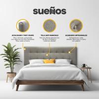 Cabeceros de cama. Cabeceras de cama acolchadas Zurich. Cabezal tapizado fácil de limpiar. Cabeceros de cama matrimonial. - details 2
