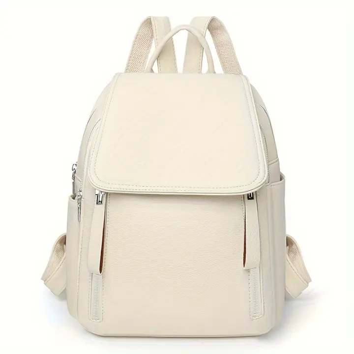 Mochila Mujer Moda, Gran Capacidad, Cuero Sintético, Bolsos para Mujer - 1