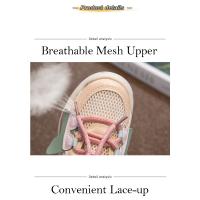 Zapatillas de deporte rosas de marca para niñas, zapatillas deportivas transpirables para niños, zapatillas de tenis antideslizantes para la escuela, zapatos cómodos para caminar - details 6