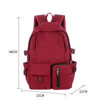 Ligero impermeable para adolescentes, ergonómico simple con correa de hombro ajustable, mochila universitaria - details 2