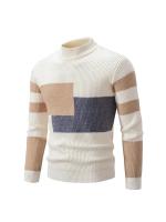 Suéter cálido de punto para hombre, Sudadera con capucha de moda para Otoño e Invierno - details 2