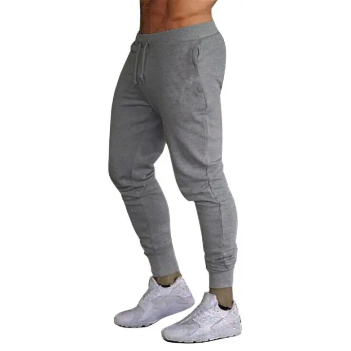 2025 Pantalones deportivos para hombre, pantalones cortos informales para correr, elásticos para Fiess, pantalones sanitarios de color sólido - 1