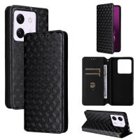 Funda con tapa de cuero PU para Xiaomi Poco M7 Pro 5G Funda tipo billetera con parachoques magnético a prueba de golpes - details 5