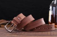 Cinturones de diseñador para hombre, piel de vaca auténtica de alta calidad, color marrón, de lujo,talla grande, 100% grano real - details 42