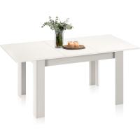 Mesa de Comedor Extensible Diseño Rectangular Danna Acabado en Blanco Artik y Roble Canadian - details 25
