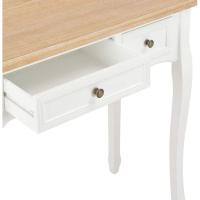 Mesa de entrada recibidor consola 3 cajones madera MDF mesa auxiliar pasillo vestíbulo comedor teléfono llaves mueble aparador tocador - details 5