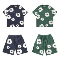 NOVEDAD DE VERANO 2025, conjunto de manga corta de Hip Hop, camiseta de marca a la moda, pantalones cortos - details 3