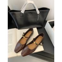 Tacón grueso negro Mary Jane zapatos zapatos de las mujeres nuevo simple y versátil boca ligera correa de metal de una palabra zapatos individuales - details 2