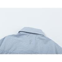 AMI High Version Camisa clásica a rayas con bordado de corazón pequeño para hombre, camisa informal multiusos para parejas - details 3