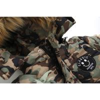 Chaqueta De Algodón Grueso Para Niños Con Cara Sonriente Y Cuello Alto a Prueba De Viento Y Térmica Moda Invierno Con Mangas Largas Y Cierre De Cremallera - details 15