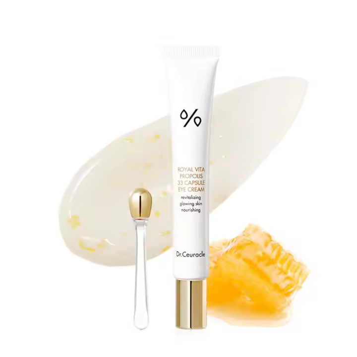 Hot Dr.Ceuracle de leegeehaam Royal Vita Propolis 33 cápsulas de crema con aplicador (20 ml / 0,67 fl. oz.) - Calmante e hidratante para los ojos. - 1