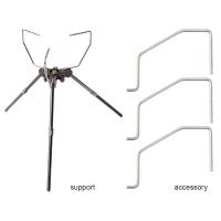 Soporte de Expansión para Estufa de Tipo Tarjeta Estante Estable de Altura para Campamento y Barbacoa Aleación de Aluminio Deportes y al Aire Libre - details 3