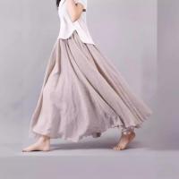 Falda De Medio Y Medio con Doble Anti-diapasón Y Estilo Vintage, Falda De Una Línea, longitud media, Primavera Y otoño - details 7