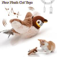 Juguete Interactivo para Gatos Pájaro Eléctrico con Hierba Gatera Activado por Toca - details 1