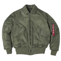 Chaqueta de vuelo Bomber CWU 45P acolchada de nailon para invierno, abrigo de estilo militar Vintage TOP GUN, chaqueta para hombre - details 5