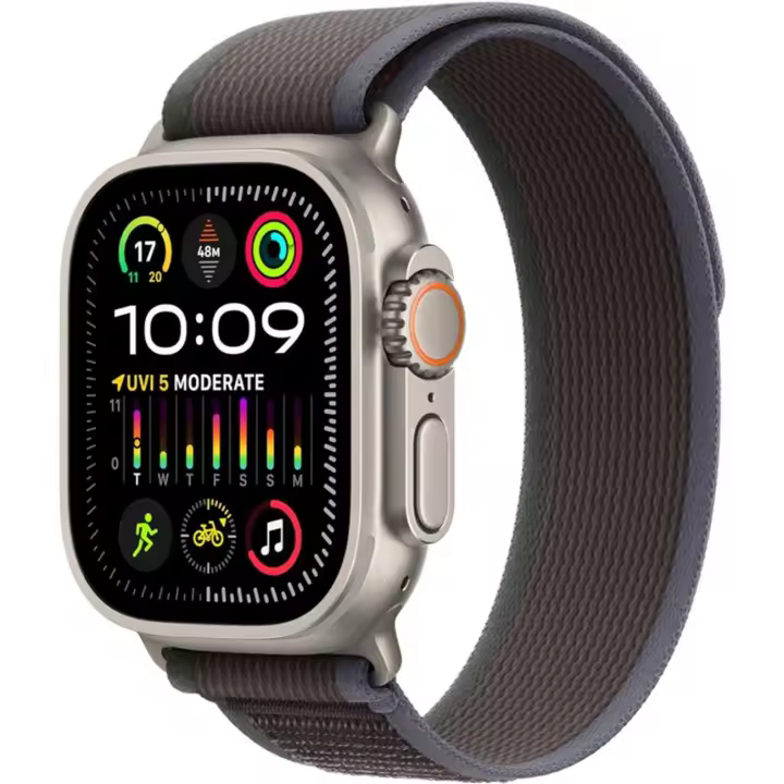 Apple Watch Ultra 2 GPS Celular 49 mm Ca Titanio/Loop Trail Azul/Negro S/M - 1