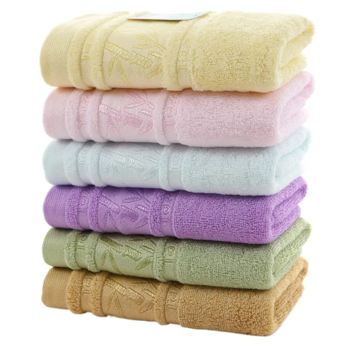 Juego de Toallas de 6 Piezas, Fibra de bambú,Protección del medio ambiente, antibacteriano,Suave and absorbente para baño, Ducha - 1
