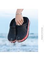 Sandalias con plataforma de camuflaje para hombre, zuecos con suela Eva, a la moda, para verano y exteriores - details 14