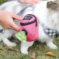 Bolsa de Premios para Perros Portátil Multifuncional Bolsa de Almentos para Mascotas Duradera para Viajes al Aire Libre - details 4