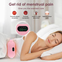 Dispositivo de Alivio de Dolor Menstrual para Mujeres con Calentamiento Eléctrico y Masaje Abdominal Vibrador Terapia Física de Belly Warmer Tipo de Piel Normal - details 7