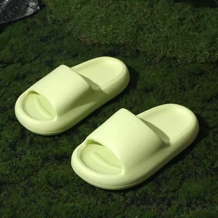 Zapatillas de casa para niños, zapatos de bebé con dedos expuestos, zapatillas de temporada sencillas y de moda para interiores y exteriores - 1