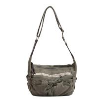 Nuevo diseñador, bolso de hombro informal para mujer, ropa de calle estética, bolso con cordón, bolso cruzado, bolso vaquero - details 2