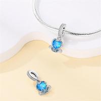 Storybrooke Swan Mirror Cuentas en forma de corazón en plata compatible con pulseras, dijes, joyas de regalo para mujeres - details 2