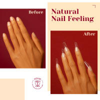 NAILWIND-Juego de manicura para extensión de uñas, herramienta de Arte de uñas postizas a presión, pegamento para uñas de cubierta semicompleta, puntas acrílicas - details 43