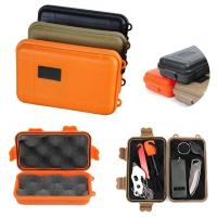 Cajas impermeables a prueba de golpes para exteriores, estuche hermético de supervivencia, almacenamiento EDC, herramientas de encendedores de viaje, contenedores sellados, 3 colores - details 7