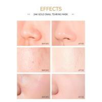 LAIKOU Gold Snail Collagen Peel Off Tearing Mask Limpieza profunda Elimina puntos negros Cuidado facial 50g - details 5