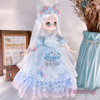 Muñecas de Ojos de Anime para niños y niñas, Cara de cómic articulada con bolas, vestidos, ropa, vestido, 30cm, 1/6 - details 5