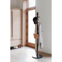 Pilar Taburete y perchero, Negro/Nogal - details 10