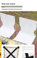 Silla de Camping portátil plegable, sillas turísticas ligeras, silla de pesca, muebles de exterior, equipo de Camping para caminata por la naturaleza - details 6