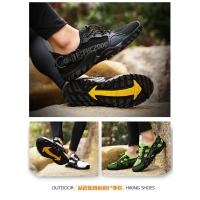 Pareja Al Aire Libre Montañismo Senderismo Zapatos Deportivos De Los Hombres De Gran Tamaño Zapatos De Escalada Transpirable Flyknit Zapatos De Baja Trazabilidad - details 2