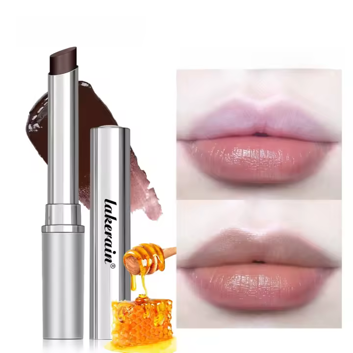 Nuevo bálsamo labial incoloro de miel negra, lápiz labial de larga duración, hidratante higiénico, maquillaje nutritivo, Cosméticos para el cuidado de los labios - 1