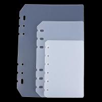 Separador de Hojas Transparente para Agenda A5 A6 A7 B5 A4, Divisor de Hojas Sueltas para Cuaderno, Organizador de Carpetas, Separador de Planificador - details 1