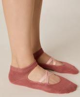 Calcetines de algodón transpirables y absorbentes para Yoga, medias antideslizantes de silicona para Pilates, Ballet y Fitness, 2 pares - details 16