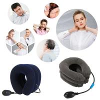 Almohada de tracción Cervical para masaje, protección de relajación del cuello, ajustable y desmontable, de tres capas - details 5