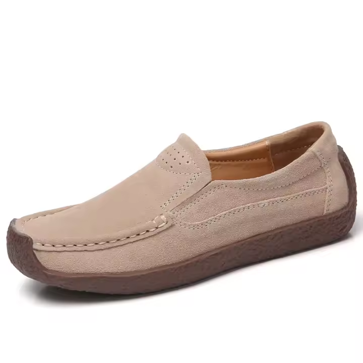 Zapatillas sin zapatos para mujer, zapatos planos cómodos para caminar, zapatos náuticos - 1