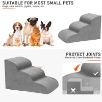 Escaleras para Mascotas 3 Pasos Antideslizantes Removibles para Perros y Gatos - details 8
