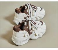 2025 primavera otoño zapatillas gruesas para mujer zapatos deportivos de plataforma transpirables para mujer zapatos vulcanizados de suela gruesa de moda - details 2